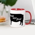 thumbnail image 4 of CafePress - Friends Not Food - 11 oz Ceramic Mug - Novelty Coffee Tea Cup, 4 of 6