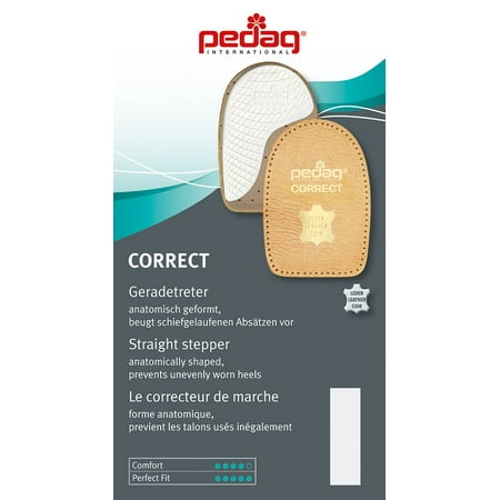 pedag® CORRECT Pronation or Supination Straigtener, Vegetable Tan Natural Leather, Medium 8L - (Best Shoes For High Arches And Supination)
