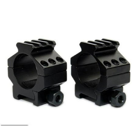 (A-081) 30mm Rings Black Rifle Tactical Low Profile Picatinny Scope Rings W/ Accessory