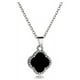 thumbnail image 1 of Collar con colgante de hierba de trébol de cuatro hojas de circón de la suerte de plantas, amor, mujer, madre, niña, regalo de boda, joyería de bendición, 1 of 4