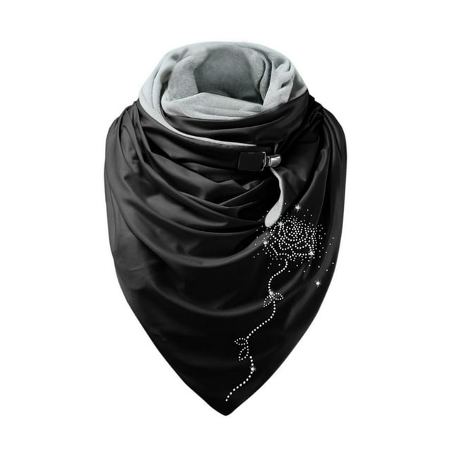 Châles Mode Doux à Boutons, Foulards Chauds pour Femmes, Foulard Décontractée Imprimée