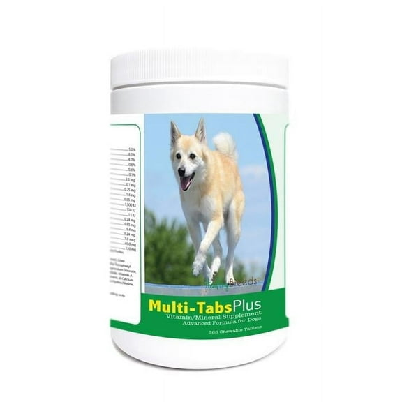 Healthy Breeds 840235171300 Norwegian Buhund Multi-Tabs Plus Chewable Tablets - 365 Count