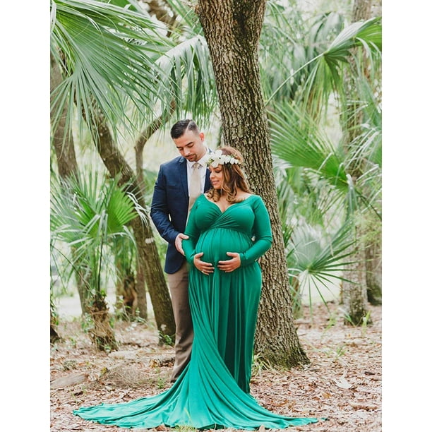 green emerald velvet dress Divine Timing Bottle Green Maternity Maxi Dress With Cape Sleeves  Club L  London