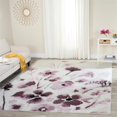 thumbnail image 2 of Safavieh Adirondack 4' X 6' Power Loomed Rug in Ivory and Purple, 2 of 3