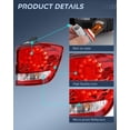 thumbnail image 4 of Nilight Taillight Assembly Compatible with 2011 2012 2013 2014 2015 2016 2017 2018 2019 2020 Dodge Journey Outer Tail Light Right Passenger Side, 4 of 8
