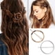 thumbnail image 4 of Apuakthei - Pinzas para el pelo minimalistas doradas y plateadas, juego de pinzas para el pelo con plumas huecas, horquillas con plumas, pasadores geométricos, accesorios para el cabello para mujer, 4 of 7