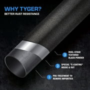 Tyger Auto TG-AM2T20148 Star Armor Kit Running Boards - Textured Black