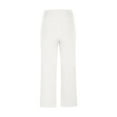 thumbnail image 5 of PMVFHDE Women High Waist Straight Leg Yoga Pants For Women Athletic Workout Crop Leggings 21 Inch White，XL, 5 of 6