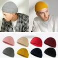 thumbnail image 6 of Sinhoon Men Women Winter Knitted Hat Beanie Skullcap Sailor Cap Cuff Brimless Retro, 6 of 6