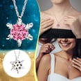 thumbnail image 2 of SIfdSeng Full Diamond Snowflake Necklace Creative Christmas Gift Pendant Necklace, 2 of 9