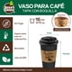 thumbnail image 2 of Berry Green 50 Vasos Negros para Café Resistentes con Tapa y Manga Protectora, Perfectos para Café, Té y Bebidas Calientes, sin Derrames, Biodegradables (16 Onzas), 2 of 7