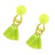 thumbnail image 3 of ADDHAT Aretes De Con Borlas Amarillas Estilo Retro Y Fino Para Mujer, 3 of 8