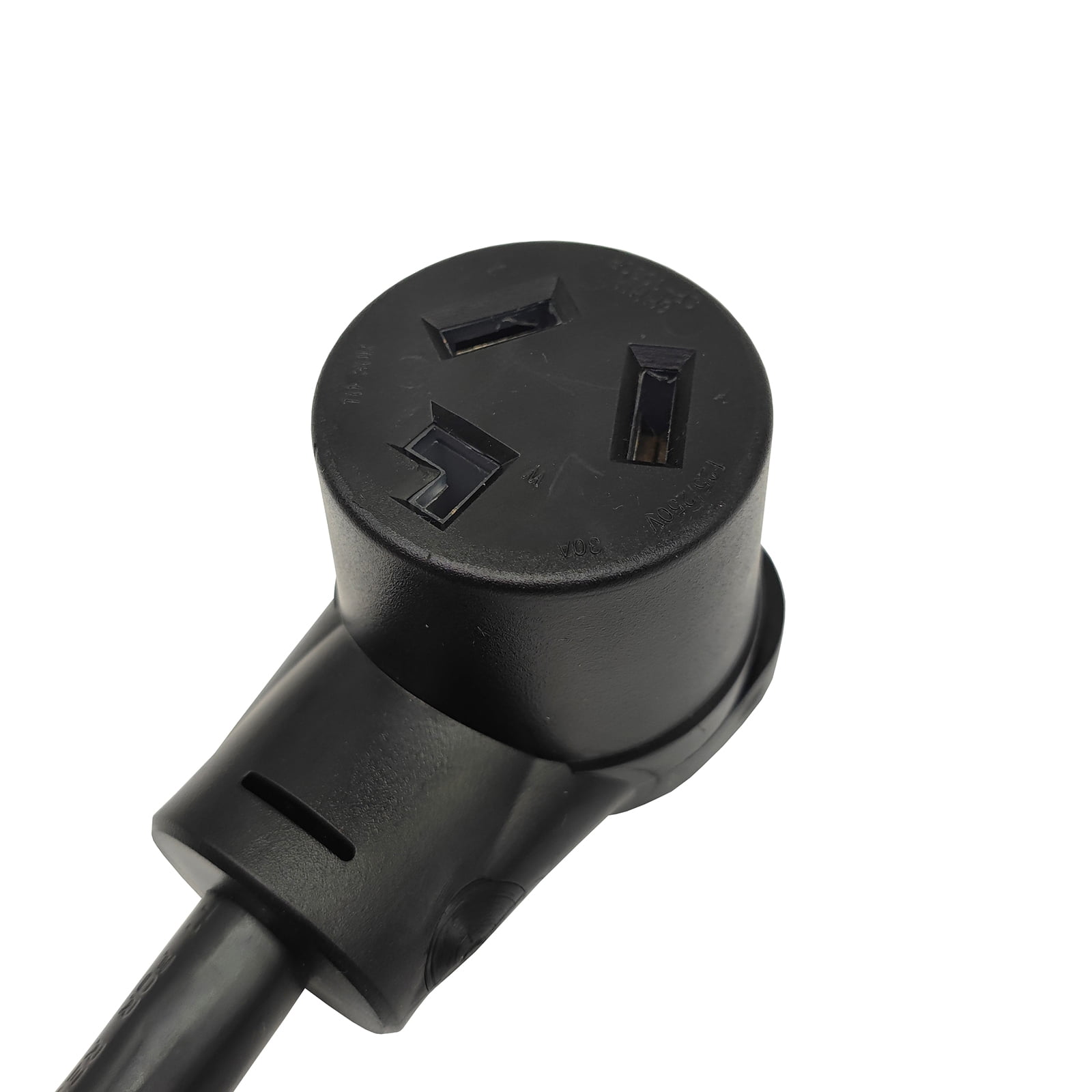 Parkworld 886269 Household Regular 5-15 Plug 15A 125V Male to 3-Prong Dryer 10-30 Receptacle Female Adapter Cord, *ONLY Output 125 Volt 15 AMP