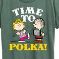 thumbnail image 3 of Peanuts - Time To Polka - Women's Short Sleeve Graphic T-Shirt, 3 of 6