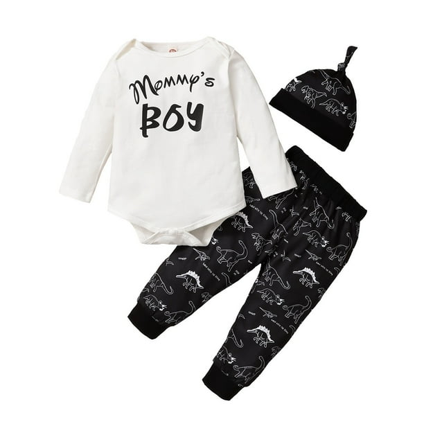 18 Months Baby Boys Clothes 24 Months Boys 3PCS Fall Winter Outfits Letter Print Toddler Boys