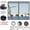 grey, variant on Summer Self-adhesive Window Screen Anti-Mosquito Prevent Flying Insects Invisible Mesh Curtains Removable Magnetic Screen Window