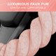thumbnail image 5 of Carbella Funda Para Volante De Piel Trenzada, Color Rosa Suave, Tamaño Estándar De 15 Pulgadas, Se Adapta A La Mayoría De Los Vehículos, Funda Para Volante De Coche Con Tacto De Piel Sintética Suave,, 5 of 5