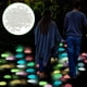 thumbnail image 3 of Paquete de 300 piedras luminosas en forma de rombo, piedras luminosas de colores, decoración para exteriores, aceras, jardines, acuarios y piscinas, piedras decorativas, piedras para, 3 of 6