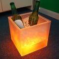 thumbnail image 1 of de Enfriador frío Vino Cerveza Enfriador Cuadrado para Bar Hotel Fiestas hogar Atmósfera perfecl Cubeta de hielo, 1 of 8