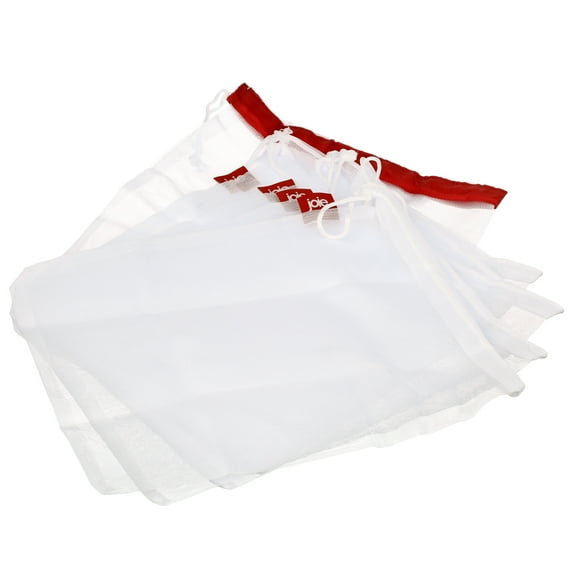 Joie Reusable Mesh Produce Bags, Assorted Set of 5, Washable Totes for Fruits and Vegetables