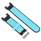 thumbnail image 5 of Correa Con Hebilla De Pasador De Ventilación, Correa De Reloj De Silicona Amigable Con La Piel, Diseño De Conector De Metal, Estilo Simple Para Reloj Amazfit T-Rex Cergrey Azul negro, 5 of 8
