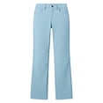 thumbnail image 4 of HomeDM Hiking Pants for Women Straight Leg Outdoor Travel Pants with Pockets Light Blue Water Resistant Athletic Trousers Size S, 4 of 9