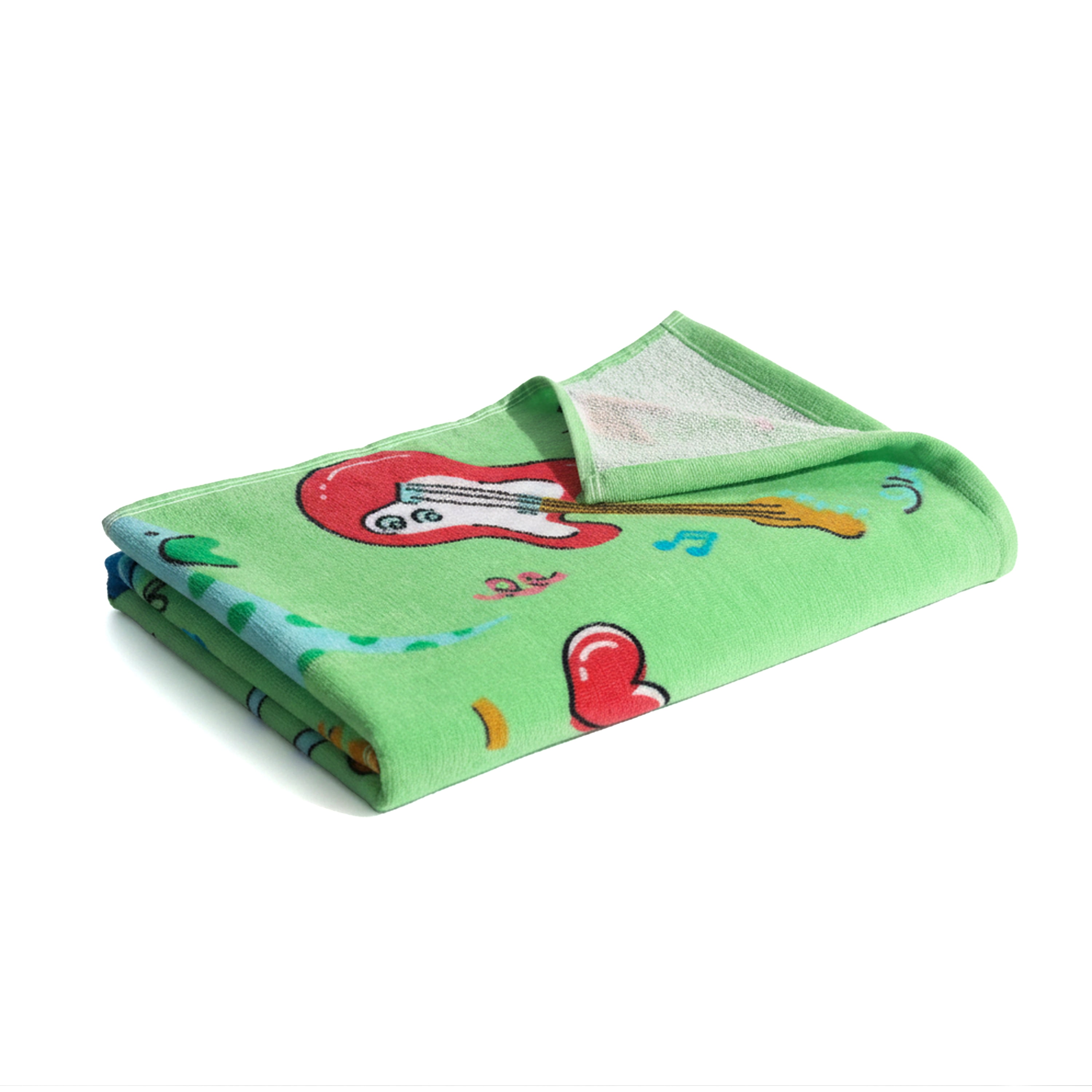 Mainstays Kids Cotton Blend Beach Towel, Charm Toss, 30 in x 60 in