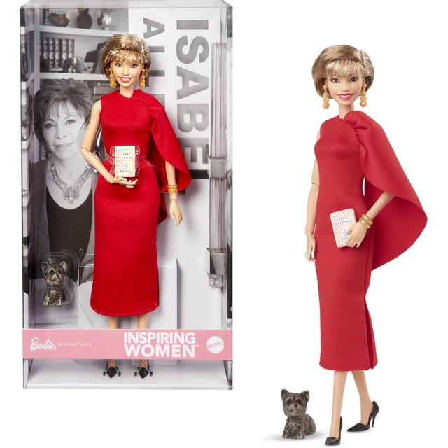 Muñeca Barbie que inspira a las mujeres Isabel Allende con libro y mascota