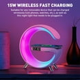 thumbnail image 6 of GPED LED Display Table Lamp Digital Alarm Clock, Wireless Charging, 6 of 8