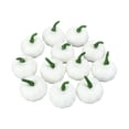 thumbnail image 3 of 12 Pieces Fake Pumpkins Model Halloween Foam Props for Halloween Home Autumn M White, 3 of 8