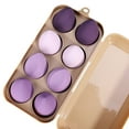 thumbnail image 1 of Juego de 8 huevos de belleza Ormromra Poliuretano color morado, 1 of 8