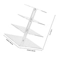 thumbnail image 2 of OULII Display Risers Square Acrylic Showcase Baked Goods 1 Set, 2 of 8