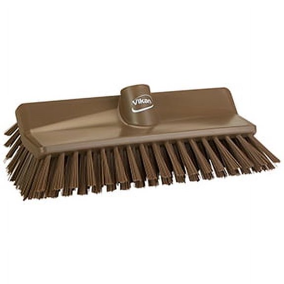 Vikan High-Low Brush- Medium - Brown (1 Unit)