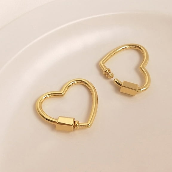 GOOHOCHY  5 Pcs Accessory Connector Hooks Extenders Necklace Clip Jewelry Golden