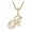 A, variant on Letter Pendant Diamond Necklace Men's Chain Women's Chain Pendant Capital Letter Pendant Hip Hop Jewelry