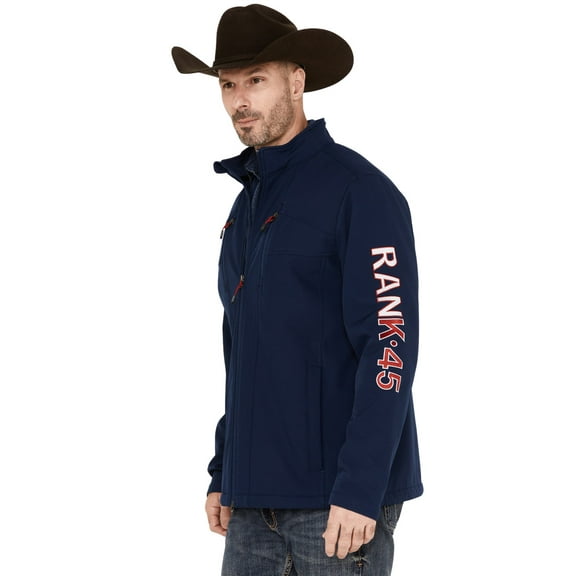 Rank 45 Men's 45&Reg; Arlington Embroidered Softshell Jacket - RMSP23O14-NVY XX-