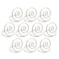 thumbnail image 1 of Clips de Note de Table, Porte-Numéro de Table Facile à Nettoyer Rond Métal Mignon Apparence Matériel de Fer pour Porte-Photo de Famille pour le Bureau Mémo Clip Argent, Or, Or Rose, 1 of 8