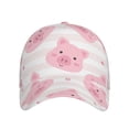 thumbnail image 2 of Disketp Cartoon Pig Print Baseball Caps For Outdoor Sports Fashion Casual Outdoor Caps Men Women, 2 of 8