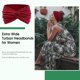 thumbnail image 2 of Paquete de 6 diademas anchas para mujer, turbante extragrande de 7'', diadema bohemia con nudo retorcido, accesorios para el cabello, 2 of 5