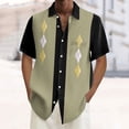 thumbnail image 2 of Playeras Lisas Para Hombre, Moda De Verano Para Hombre, Informal, Playero, Estampado Digital 3D, Solapa, Botón, Camisa De Manga Corta, Camiseta Hawaiana, 2 of 4
