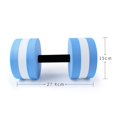 thumbnail image 6 of KMSS 2Pcs Water Dumbbell High Density EVA Foam Pool Weight Men Women Water Aerobic Weight Loss Floating Exercise Dumbbell Aqua Fitness Barbell Workout Equipment, 6 of 8