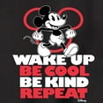 thumbnail image 3 of Disney - Wake Up, Be Cool, Be Kind, Repeat - Youth Crewneck Fleece Sweatshirt, 3 of 5