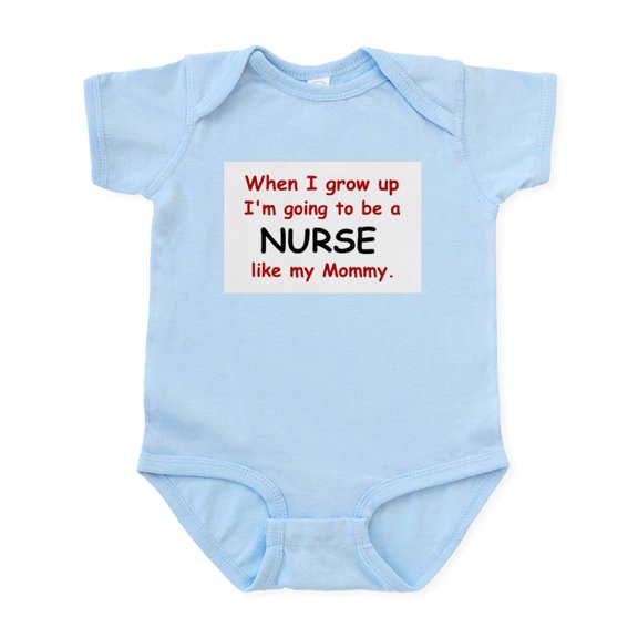 CafePress - Nurse (Like My Mommy) Infant Bodysuit - Baby Light Bodysuit, Size Newborn - 24 Months