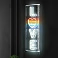 thumbnail image 7 of LOVE 8" X 24" Contemporary Glam Acrylic Box USB Operated LED Neon Light, White/Rainbow, 7 of 7