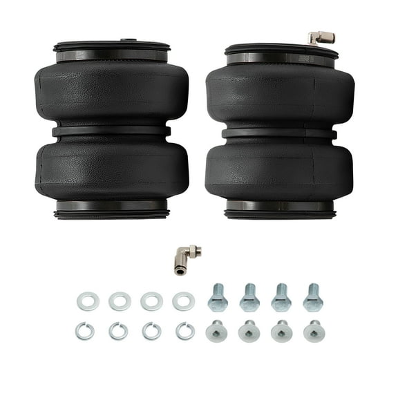 Maxpeedingrods 2pcs Standard 2500 lb G 1/8 Universal Air Spring Bag for most of Truck Van SUV