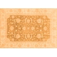 thumbnail image 1 of Ahgly Company Indoor Rectangle Oriental Orange Modern Area Rugs, 8' x 10', 1 of 4