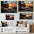 thumbnail image 4 of Designart "Tropical Vibes Beach Photo XIII" Nautical & Beach Floater Framed Wall Art Living Room, 4 of 7