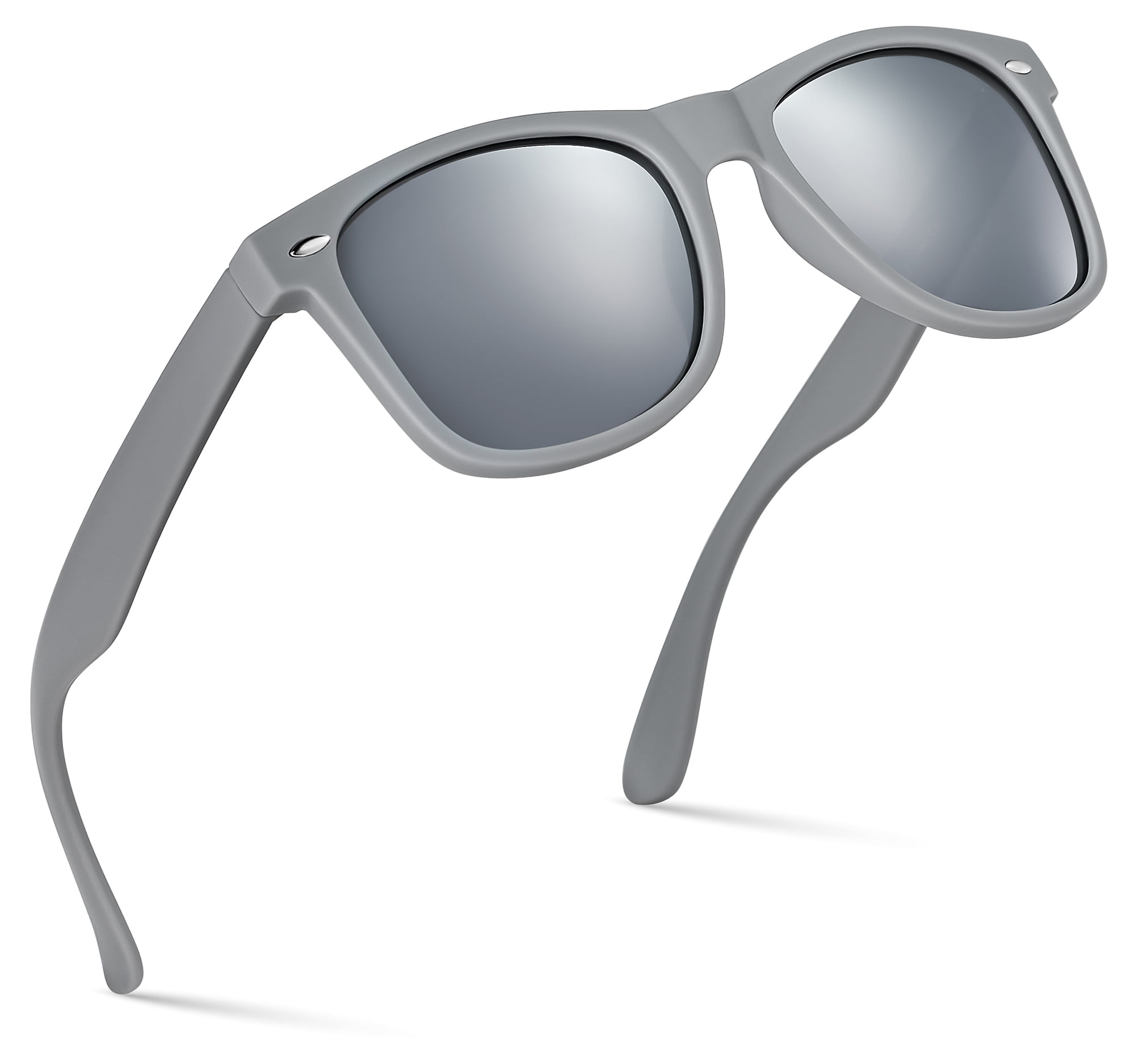 Matte Gray | Silver Mirror