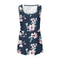 thumbnail image 4 of Heisall Women's Tank Tops Crewneck Tunic Sleeveless T-Shirt Blouse Casual Summer Outfits S-5XL, 4 of 5