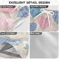 thumbnail image 4 of Kids' Beach Pants Comfortable Swim Trunks Gingham Heart-shaped Pattern Shorts for Pool Vacation and Lounge Wear X-Small, 4 of 8